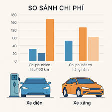 So sánh chi phí vận hành xe điện và xe xăng tại Việt Nam